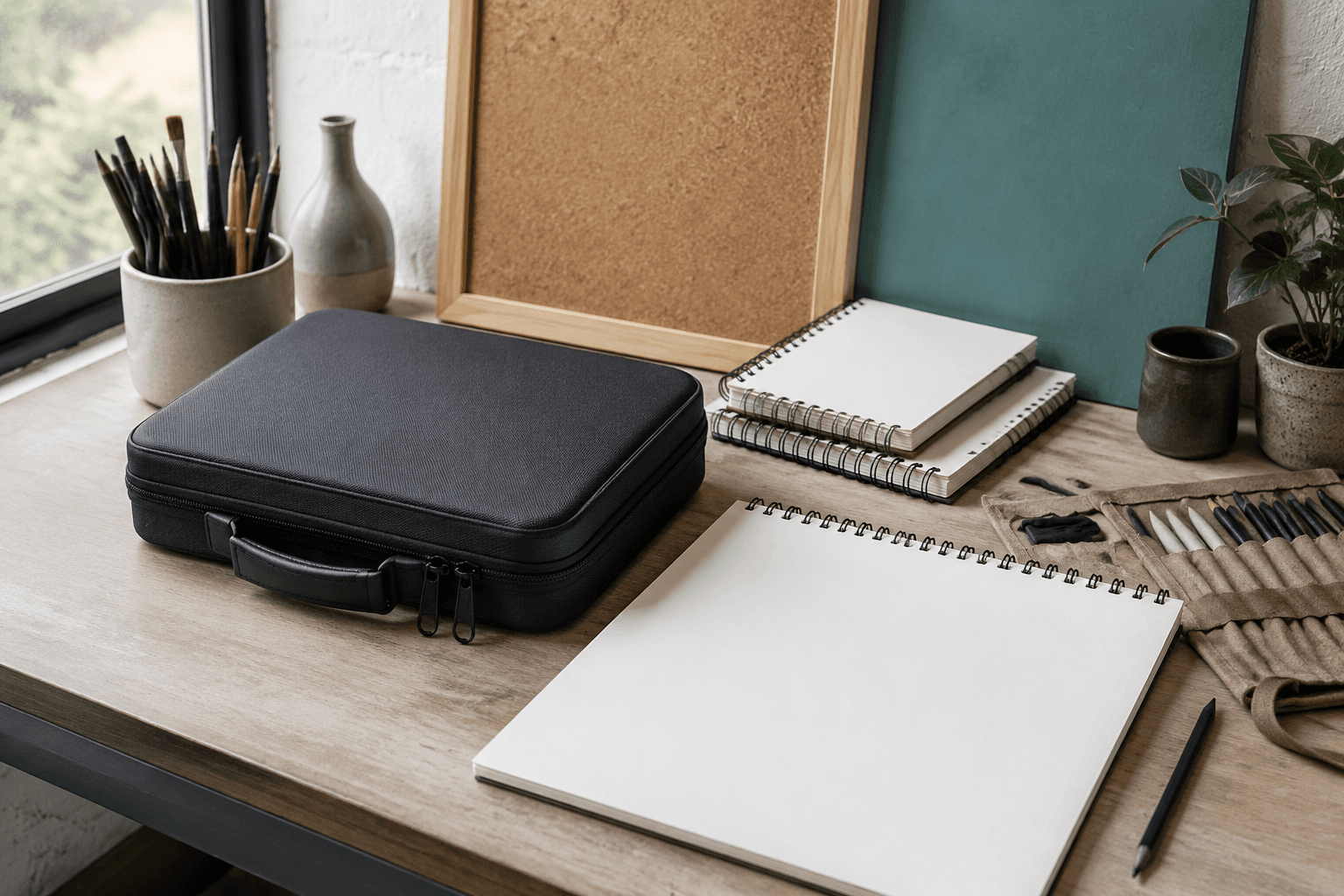 Portable Art Case in a studio scene