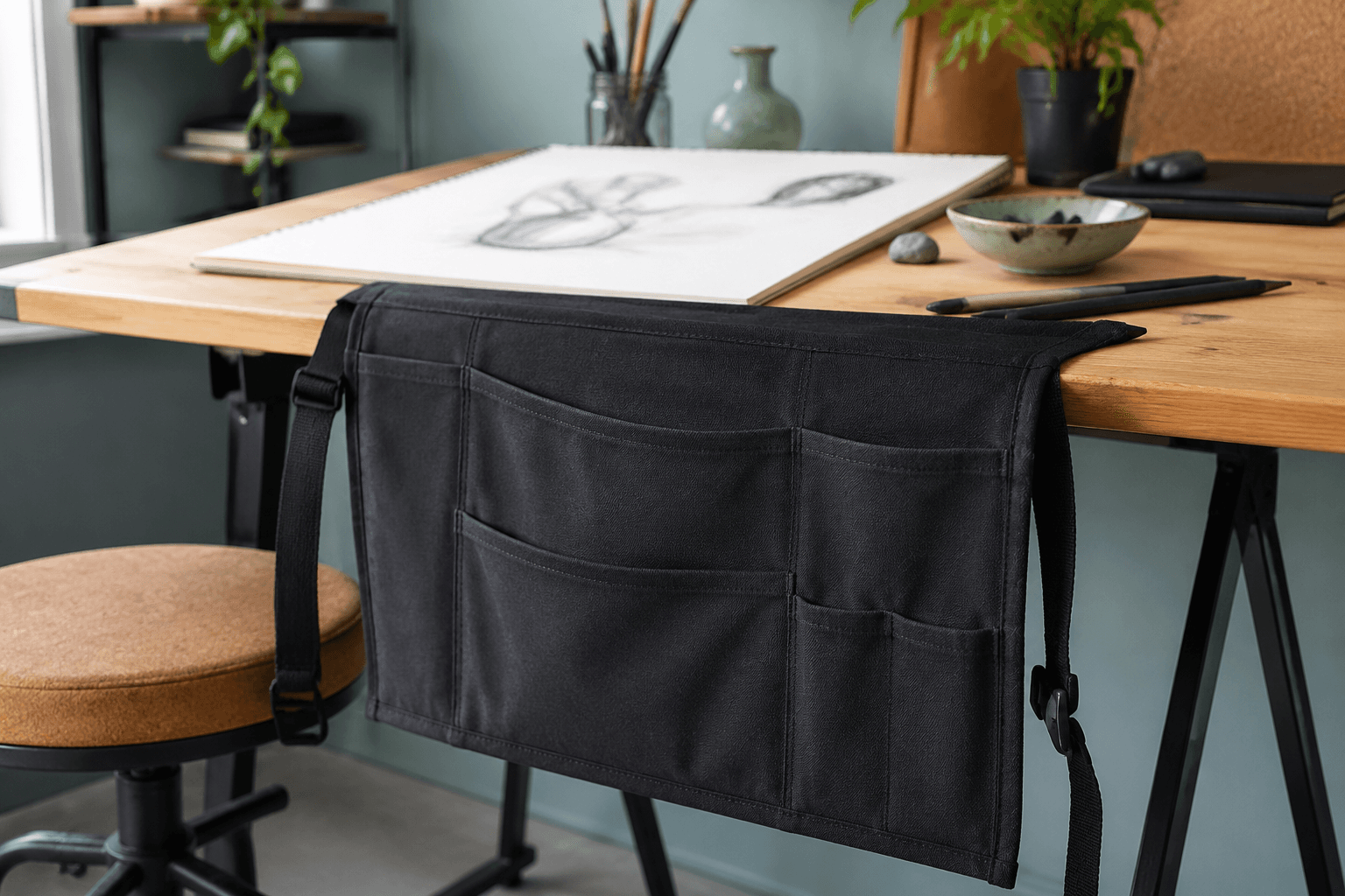 Tool Apron Pouch in a studio scene